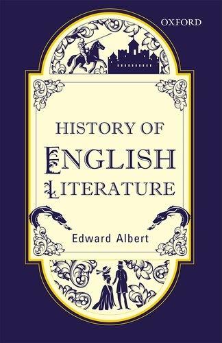 HISTORY OF ENGLISH LITERATURE (REV ED)