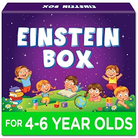 Einstein Box for 4, 5 and 6 Year Old Kids for Baby Boys and Girls, Learning and Educational Gift Pack of Toys, Games and Books