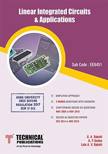 Linear Integrated Circuits & Applications for Anna University R17 CBCS (IV- EEE -EE8451)