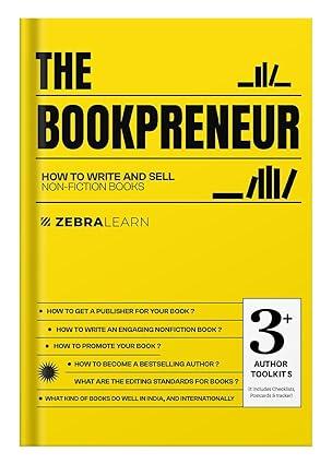 The BookPreneur: How to Write, Publish, and Sell Non-Fiction Books | With 3+ Essential Author Tools | ZebraLearn Books