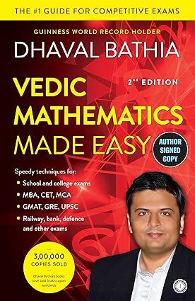 Vedic Mathematics Made Easy, 2nd Edition | Author Signed Copy